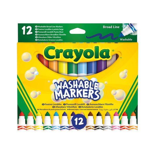 12 pennarelli punta maxi super lavabili - CRAYOLA