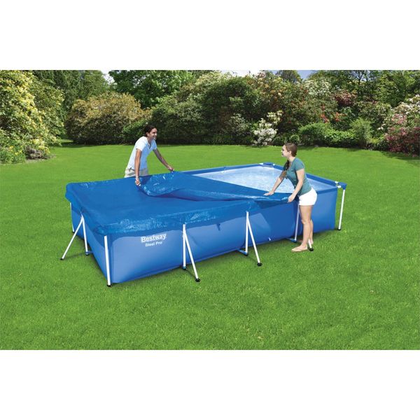 Bestway copripiscina steel pro frame rettangolare 400x211x81 cm - Bestway
