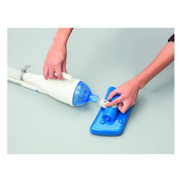 Bestway aspiratore funziona con pompe da 2.006 lt/h e superiori, tubo da mt. 6 e mm. 32  di diametro incluso, ideale per tutte le piscine, asta in alluminio in 4 sezioni, 3 adattatori - Bestway