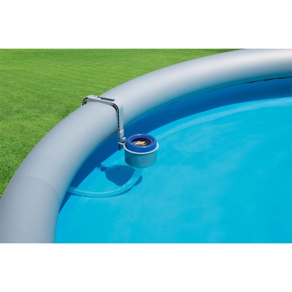 Bestway skimmer da parete funziona con pompe da 3.028 lt/h in su, ideale per piscine rettangolari e ovali da 457 cm o maggiori - Bestway