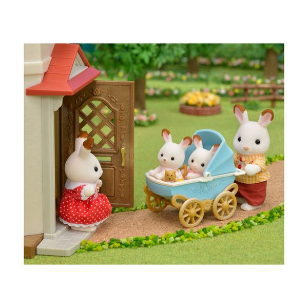 Sylvanian families – gemelli coniglio cioccolato e carretto - SYLVANIAN FAMILIES