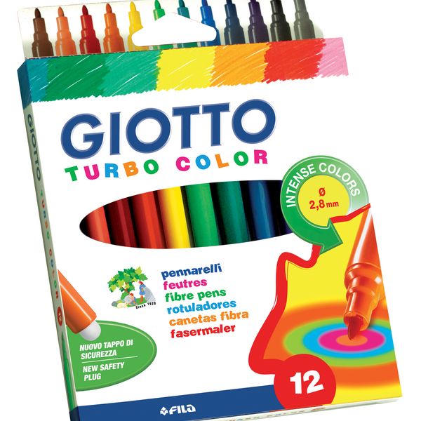 Ast giotto turbo color 12 pz - GIOTTO