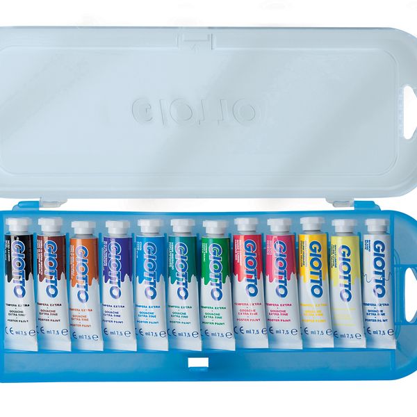 Giotto tempera extra 12 pz x 7,5 ml - GIOTTO