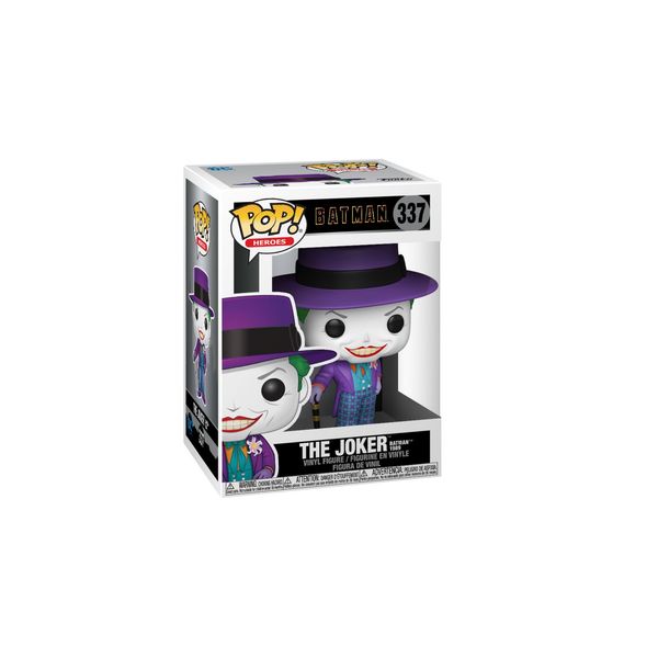 Funko pop heroes:batman 1989-joker con cappello (con possibile chase) - DC COMICS, FUNKO POP!