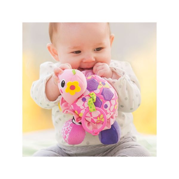 Sonaglino tartaruga rosa - INFANTINO