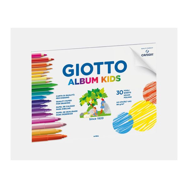 Giotto album a4 per disegno 30fogli 90gm2 - GIOTTO