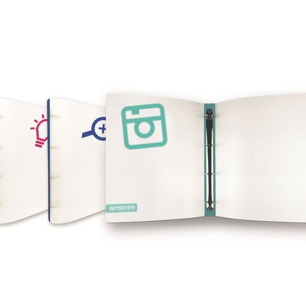 Cartella 4 anelli  in pp 100% riciclabile mitama - MITAMA