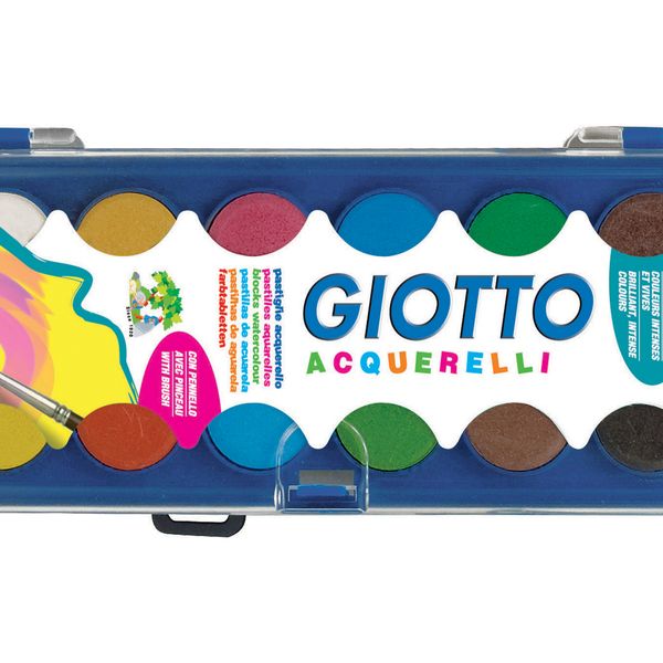 Giotto acquerelli 12 pz - diam. 30 mm - GIOTTO