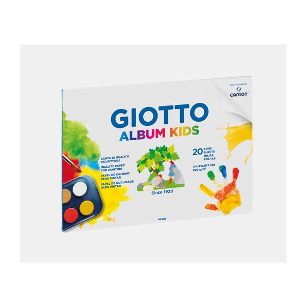 Giotto album a4 per pittura 20fogli 200gm2 - GIOTTO