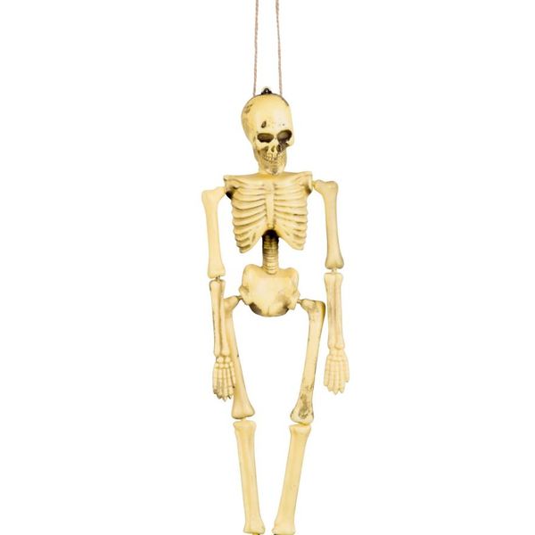 Scheletro appendibile di 40 cm per decorazioni di halloween - realistico e spaventoso - CIAO