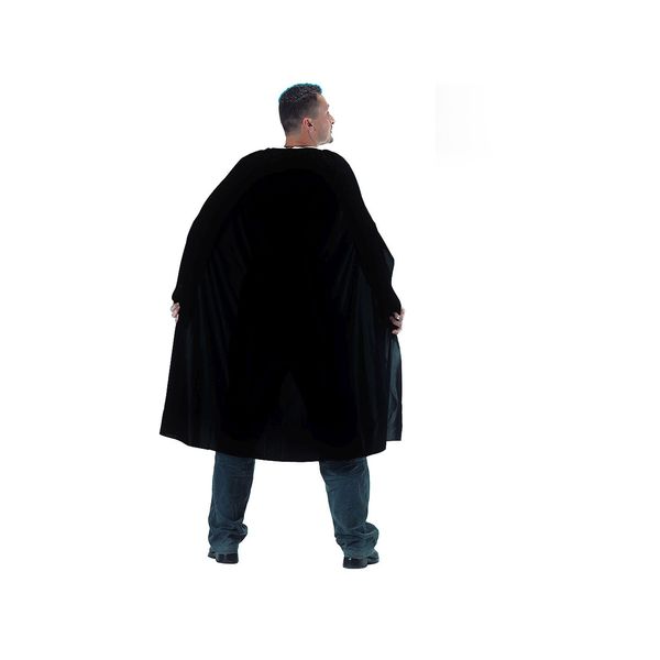 Mantello nero in taffetà 135 cm – costume per bambini, in busta con gancio - CARNIVAL TOYS