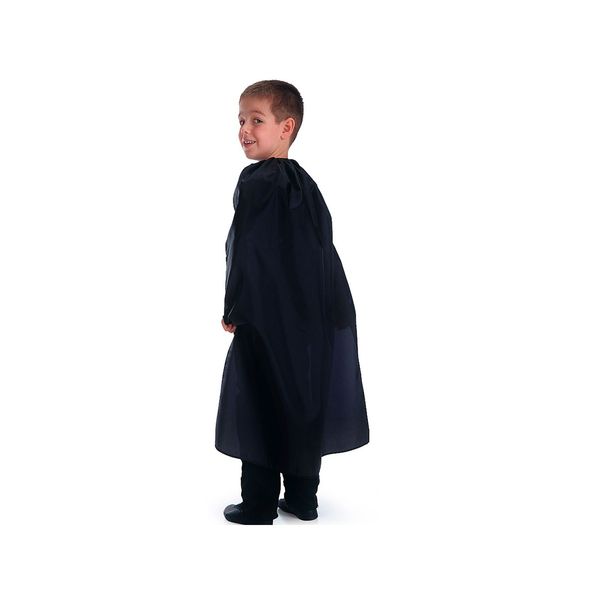 Mantello nero bambini in taffetà 90 cm per travestimenti - ideale per halloween e feste a tema - CARNIVAL TOYS