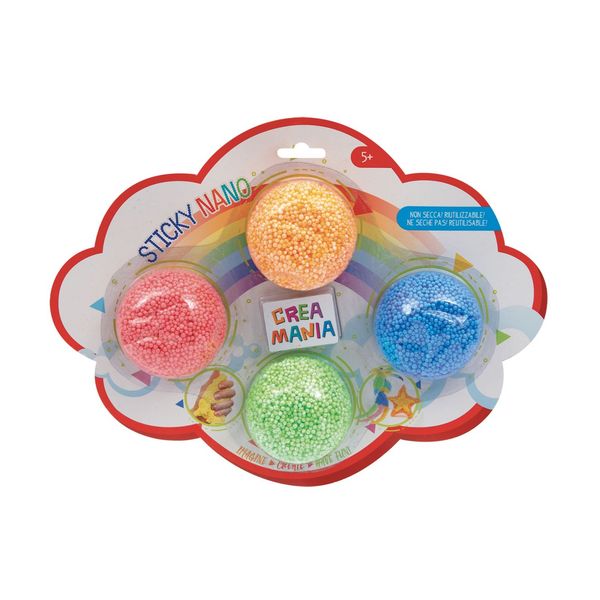 Sticky nano - sfere da modellare 4pcs - CREA MANIA