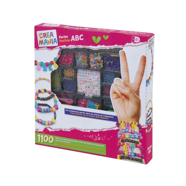 Perline abc - crea braccialetti con lettere dell'alfabeto - CREA MANIA