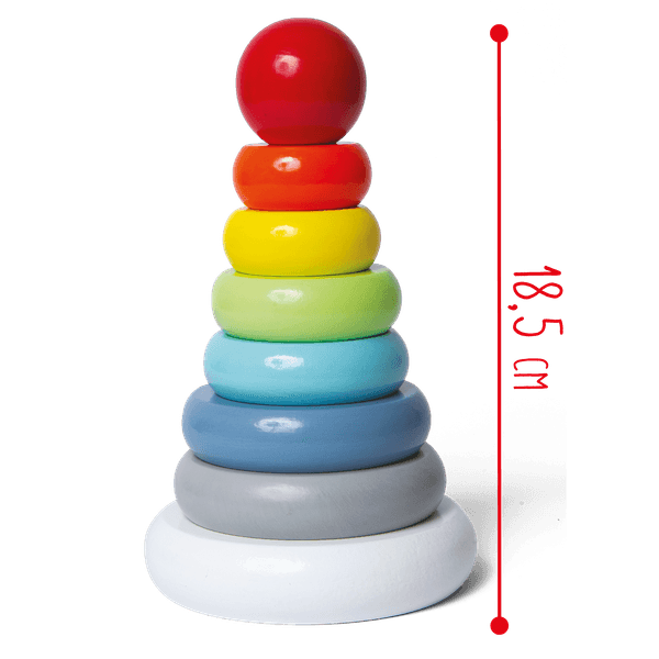 Torre arcobaleno - WOOD 'N' PLAY