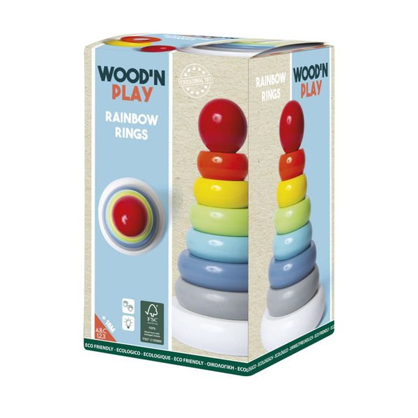Torre arcobaleno - WOOD 'N' PLAY