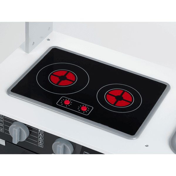 Cucina miele in legno con luci e suoni – fornello, microonde, lavello estraibile e accessori inclusi – 70x30x91 cm - MIELE