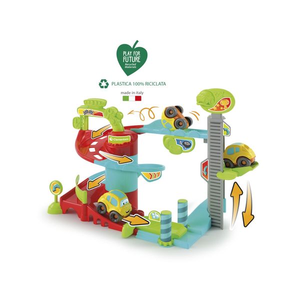 Clementoni - 17404 - fun garage - baby track - BABY CLEMENTONI