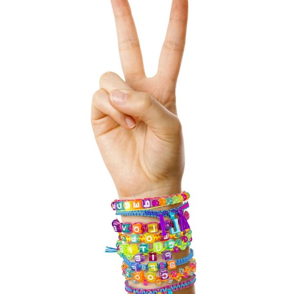 Perline abc - crea braccialetti con lettere dell'alfabeto - CREA MANIA