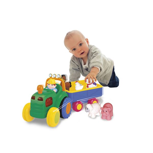 Trattore con animali - farm tractor - BABY SMILE