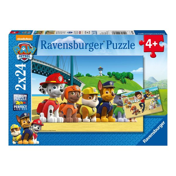 Ravensburger puzzle 2x24 pezzi - paw patrol a - RAVENSBURGER, Paw Patrol