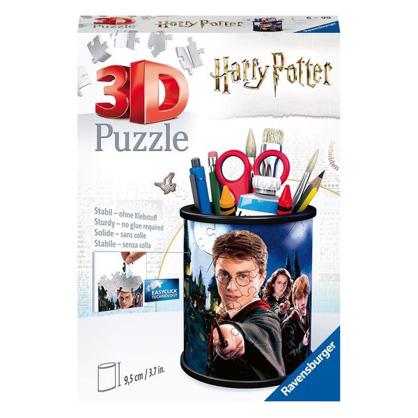 Ravensburger - 3d puzzle portapenne harry potter, 54 pezzi, 6+ anni - Harry Potter, RAVENSBURGER, RAVENSBURGER 3D PUZZLE