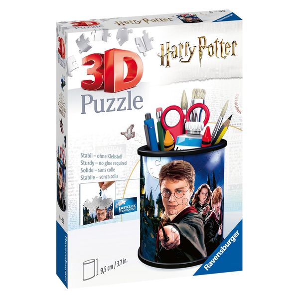 Ravensburger - 3d puzzle portapenne harry potter, 54 pezzi, 6+ anni - Harry Potter, RAVENSBURGER, RAVENSBURGER 3D PUZZLE