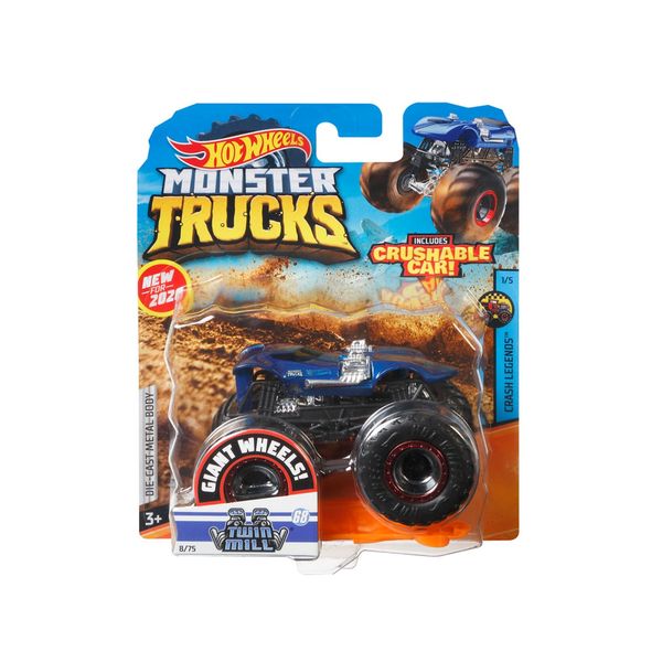 Hot wheels – monster truck macchinina assortita in scala 1:64, veicolo assortito, 4+anni - Hot Wheels
