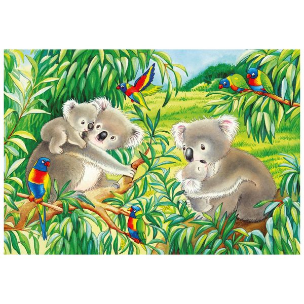 Ravensburger - puzzle 2x24 pezzi - dolci koala e panda - RAVENSBURGER