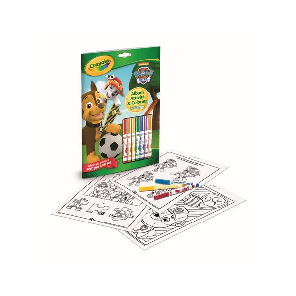 Crayola - album attività & coloring paw patrol - CRAYOLA, Paw Patrol
