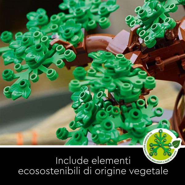 Lego albero bonsai - 10281 - set di costruzione, decorazione piante artificiali, regalo unico - LEGO ICONS BOTANICAL, LEGO, LEGO ICONS