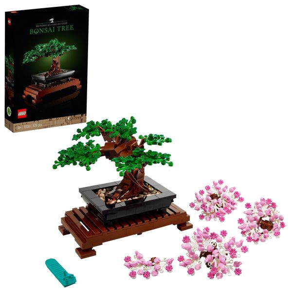 Lego albero bonsai - 10281 - set di costruzione, decorazione piante artificiali, regalo unico - LEGO ICONS BOTANICAL, Lego, LEGO ICONS