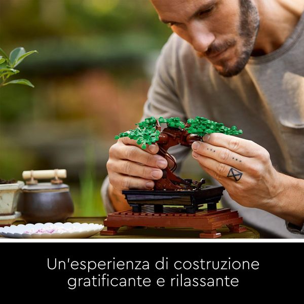 Lego albero bonsai - 10281 - set di costruzione, decorazione piante artificiali, regalo unico - LEGO ICONS BOTANICAL, LEGO, LEGO ICONS