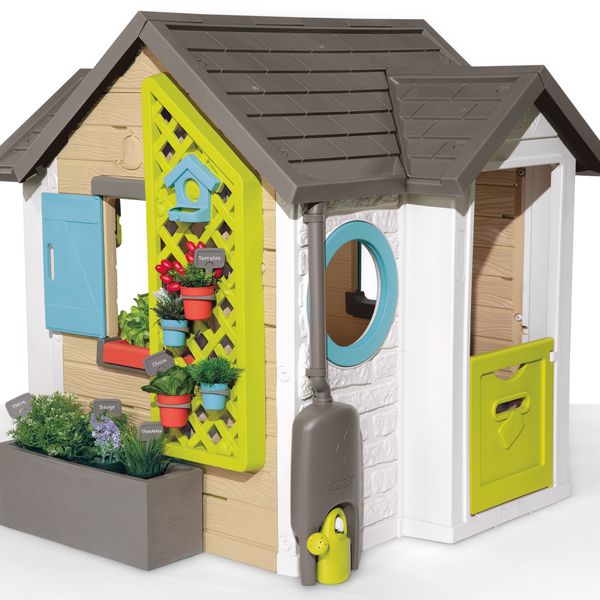Smoby - garden house con accessori per il giardinaggio, 7600810405 - SMOBY