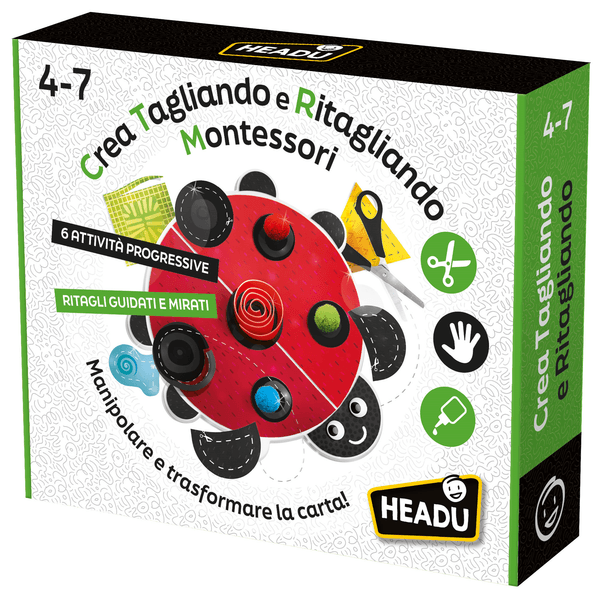 Headu - crea tagliando e ritagliando montessori - HEADU