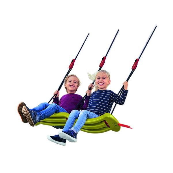 Big snake-swing seggiolino altalena 2 posti, in plastica, portata 50 kg, con corde regolabili in altezza, + 5 anni, 800056743 - SMOBY