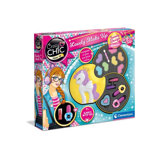 Clementoni - 18643 - lovely make up - unicorno - CLEMENTONI, CRAZY CHIC
