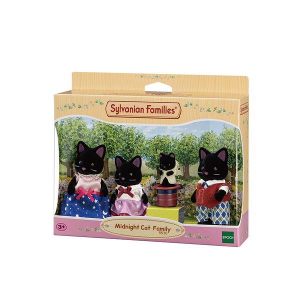 Sylvanian families - famiglia gatto midnight - SYLVANIAN FAMILIES
