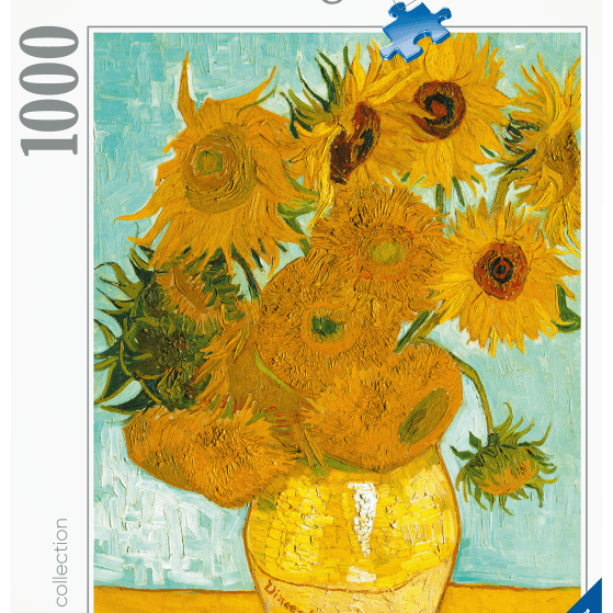 Ravensburger puzzle 1000 pezzi - vaso di girasoli - RAVENSBURGER