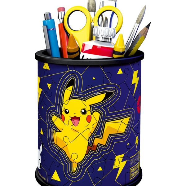 Ravensburger - 3d puzzle portapenne pokémon, 54 pezzi, 6+ anni - POKEMON, RAVENSBURGER, RAVENSBURGER 3D PUZZLE