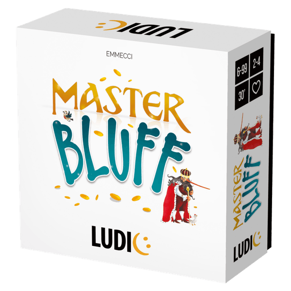 Ludic masterbluff - chi sta mentendo? – gioco di società per la famiglia - 8+ anni - 3-5 giocatori - HEADU