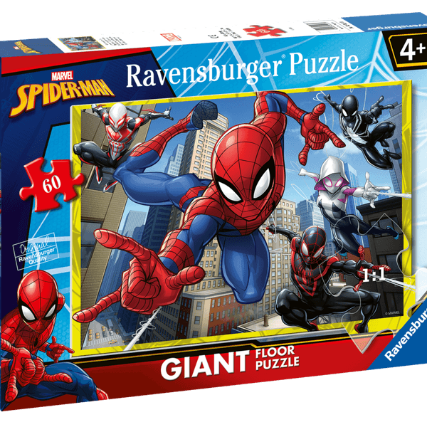 Ravensburger puzzle 60 pezzi giant - spiderman - RAVENSBURGER, Avengers, MARVEL, Spiderman