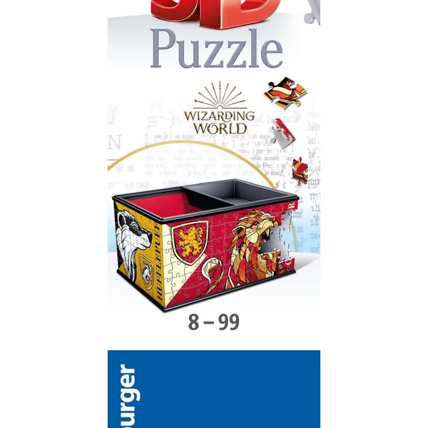 Ravensburger - 3d puzzle organizer da scrivania harry potter, 223 pezzi, 8+ anni - Harry Potter, RAVENSBURGER, RAVENSBURGER 3D PUZZLE