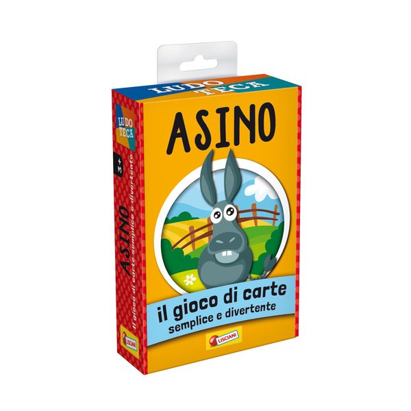 Gioco di carte asino: divertimento per tutta la famiglia - 55 carte colorate -3+ - LISCIANI