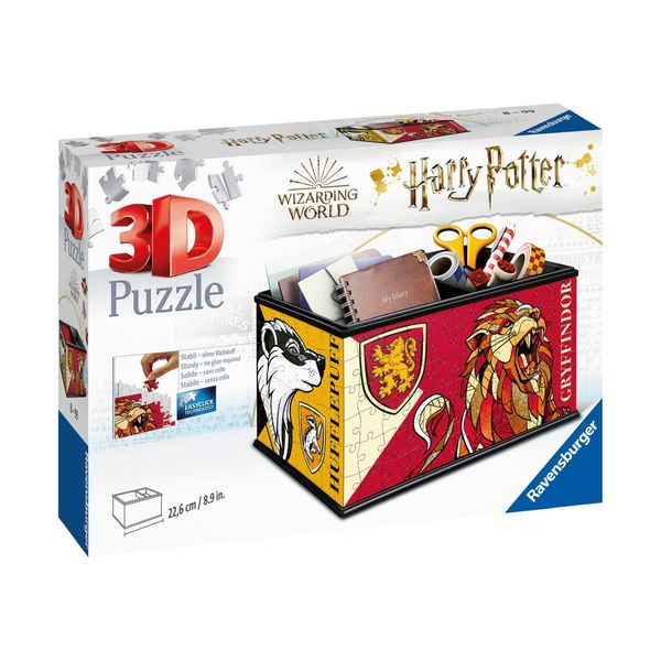 Ravensburger - 3d puzzle organizer da scrivania harry potter, 223 pezzi, 8+ anni - Harry Potter, RAVENSBURGER, RAVENSBURGER 3D PUZZLE