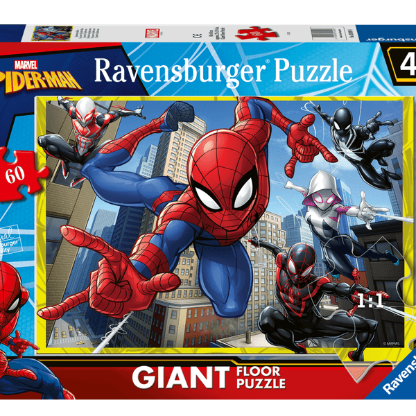 Ravensburger puzzle 60 pezzi giant - spiderman - RAVENSBURGER, Avengers, MARVEL, Spiderman