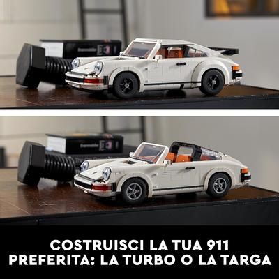 Lego creator expert porsche 911, set costruzioni per adulti, auto da corsa, modello da collezione turbo targa 2 in 1, 10295 - LEGO CREATOR EXPERT, LEGO