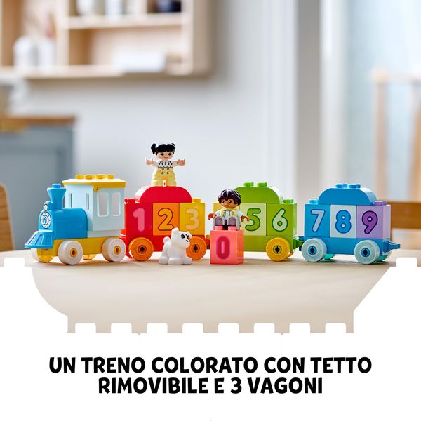 Lego duplo my first treno dei numeri giocattolo - impariamo a contare, giochi educativi per bambini dai 18 mesi in su, 10954 - LEGO DUPLO, LEGO