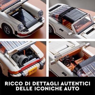 Lego creator expert porsche 911, set costruzioni per adulti, auto da corsa, modello da collezione turbo targa 2 in 1, 10295 - LEGO CREATOR EXPERT, LEGO