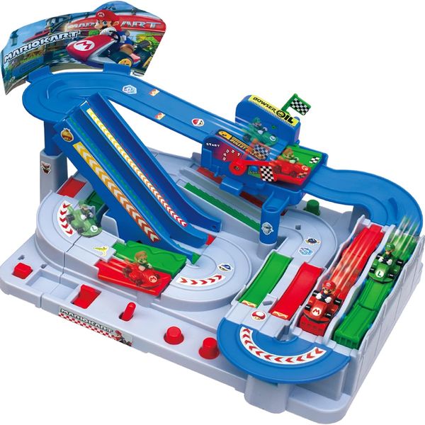 Mario kart racing deluxe - gioco da tavolo di corse adrenaliniche per 2 giocatori - Super Mario